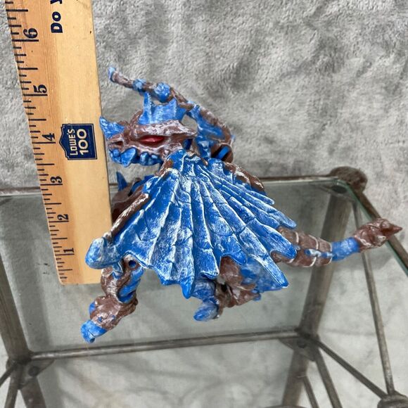 Mega Bloks 9893 Frost Dragon Dungeons & Dragons Fire/Ice Figure head articulates - Picture 9 of 11